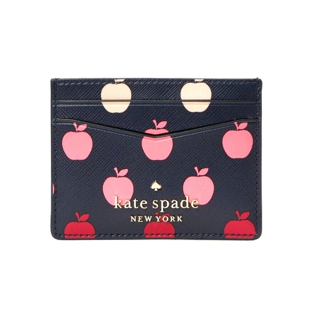 New Kate Spade Staci Honey Crisp Degrade Small Slim Card Holder